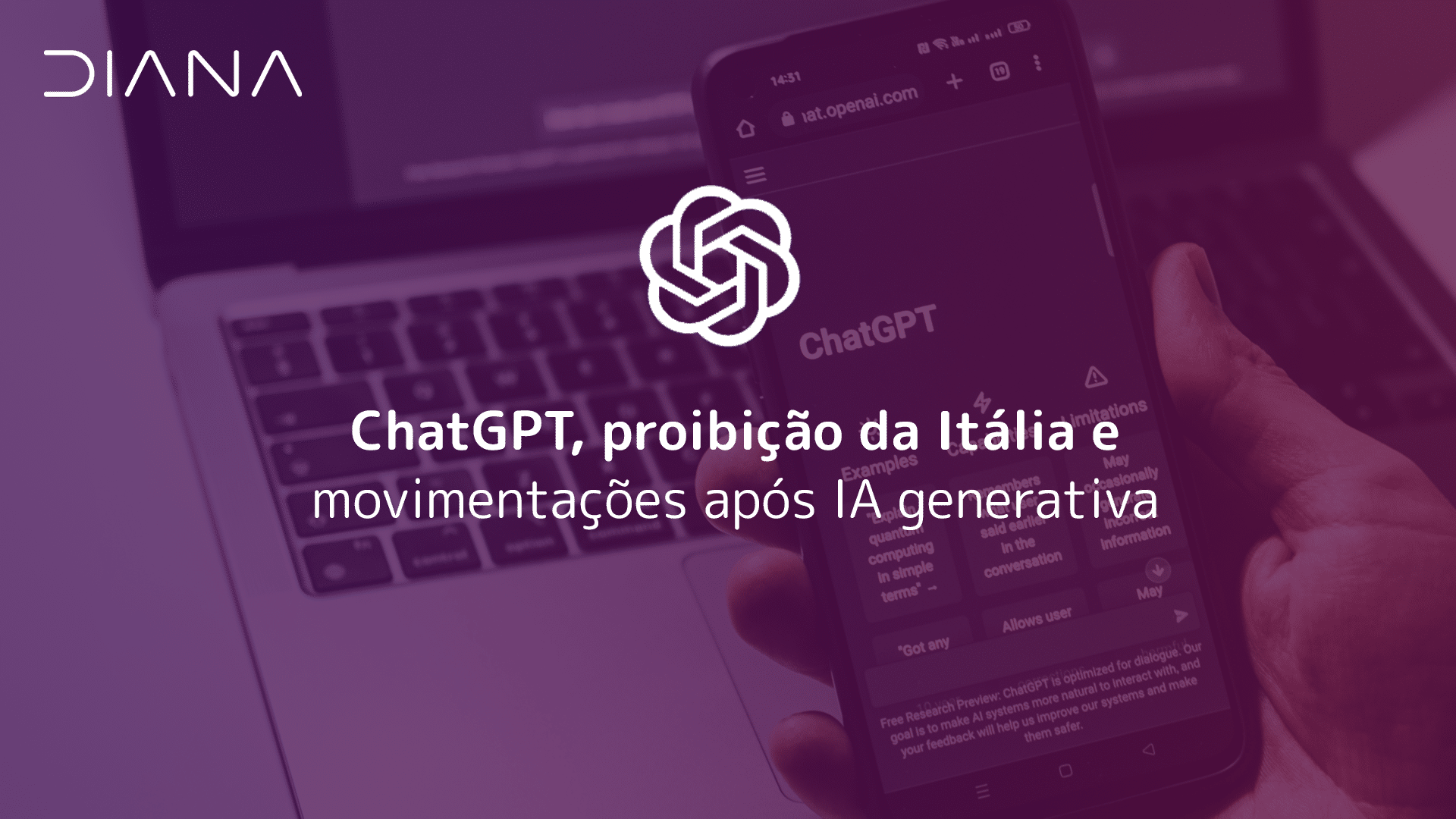 ChatGPT, proibição da Itália e movimentações após IA generativa